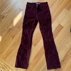 Levis Burgundy Corduroy Pants